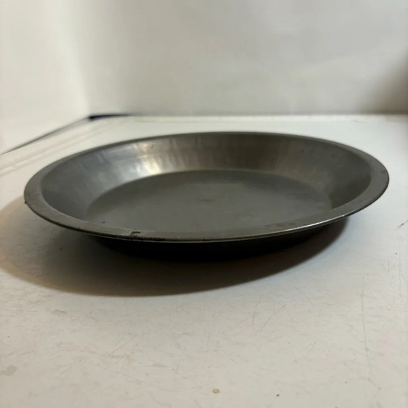 🛍️3/$30 Vintage Ekcoloy metal  round pie cake baking dish pan‎ plate - Picture 2 of 10